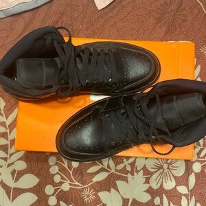 All black jordan 1’s